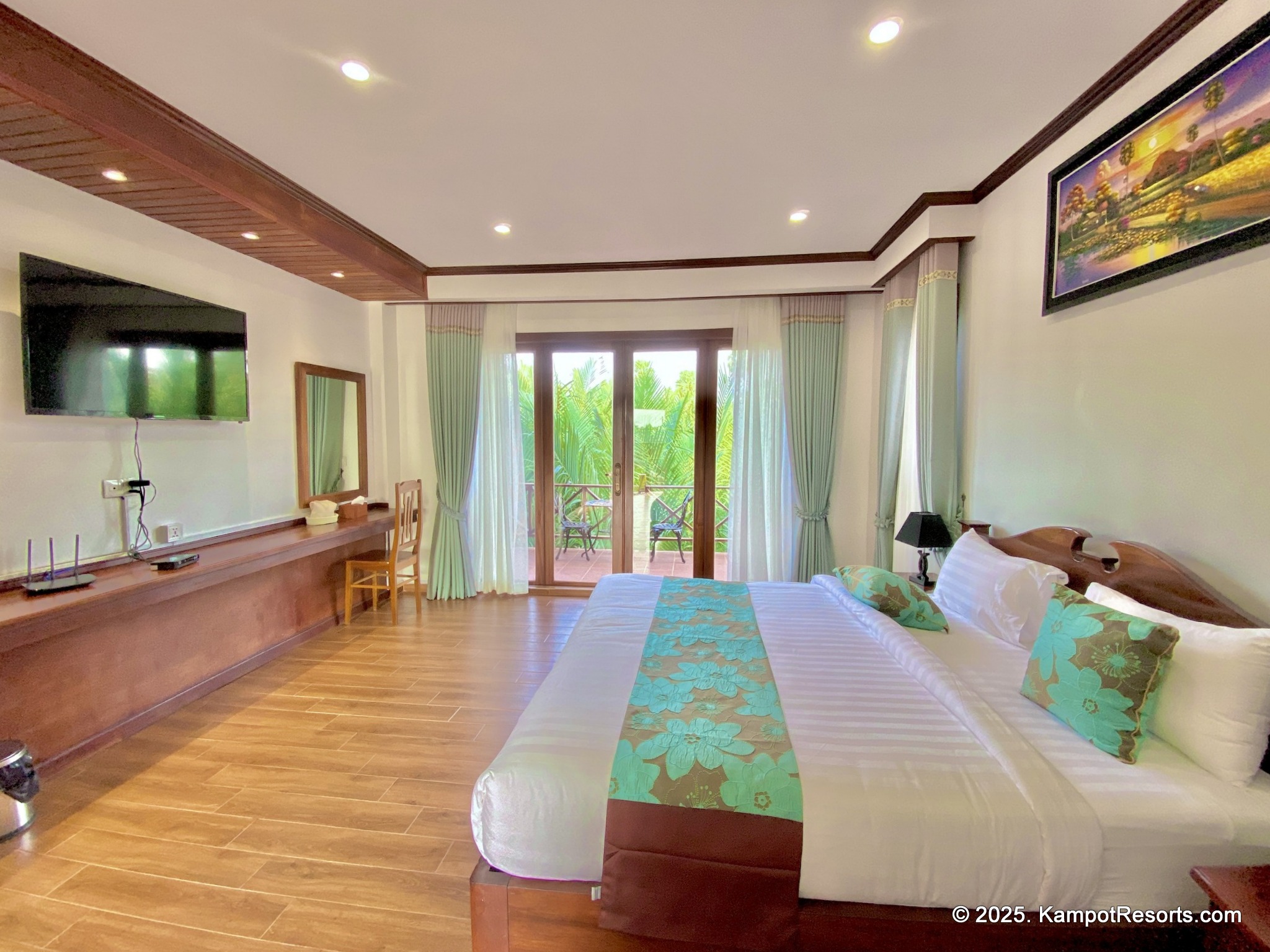 Moustache et Nico in Kampot, Cambodia. French Restaurant