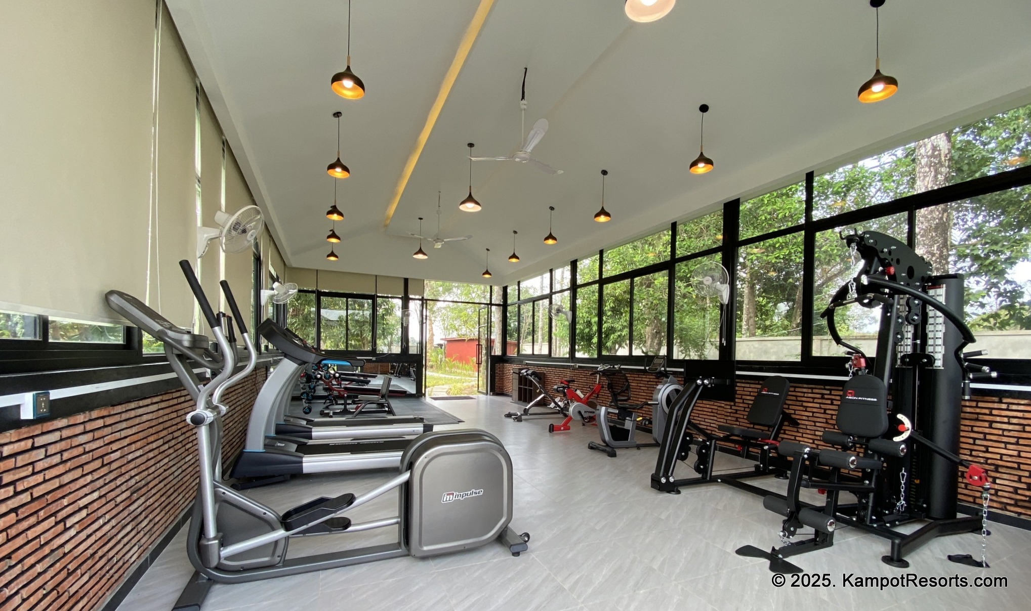 Moustache et Nico in Kampot, Cambodia. French Restaurant