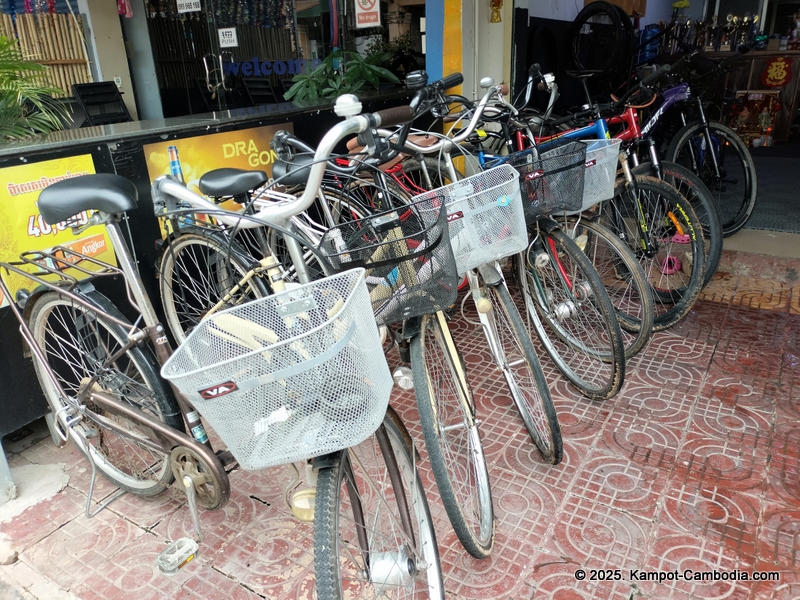 Two Brothers Bicycle Shop in kampot, Cambodia.