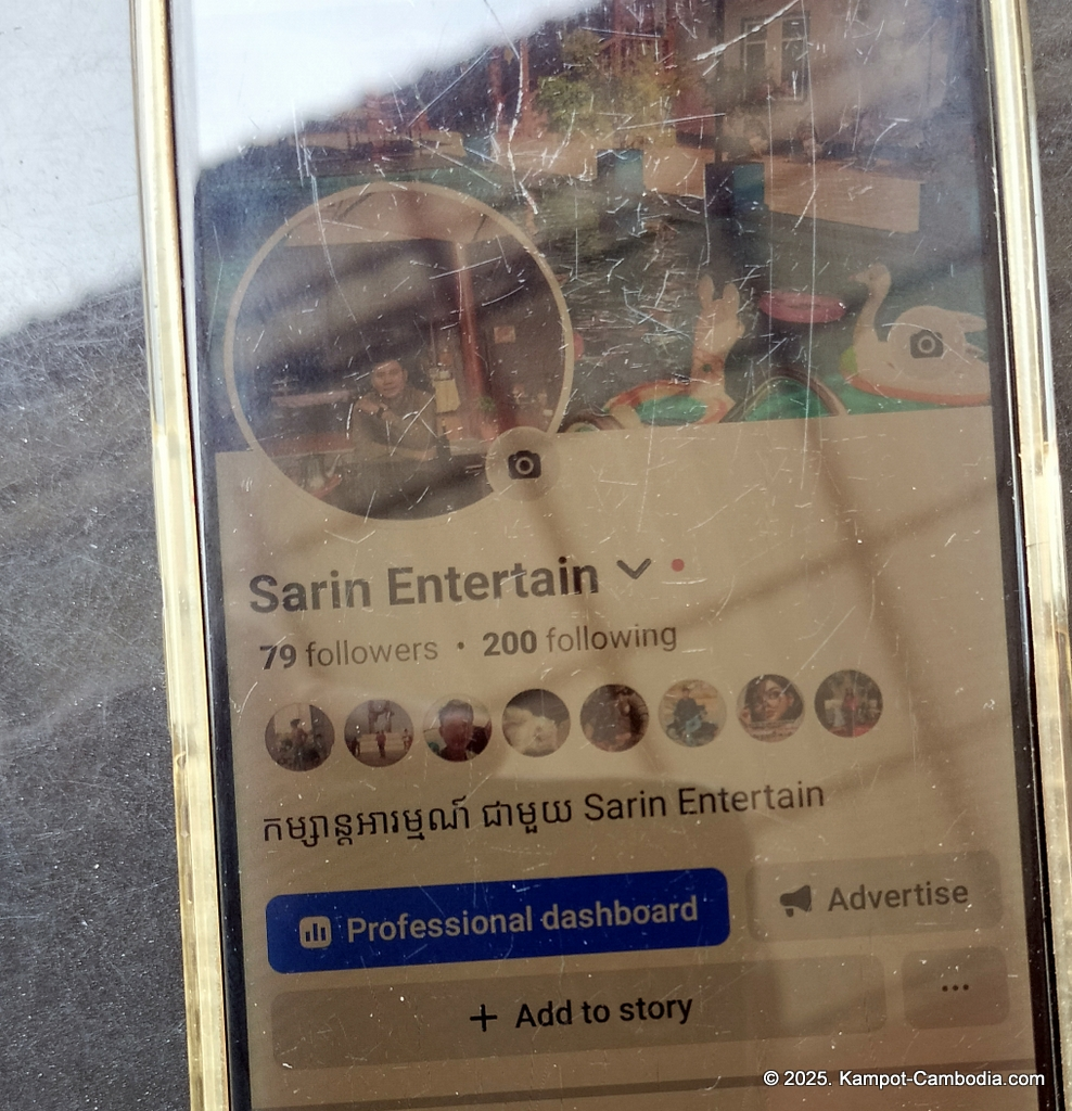 Meas Ganya Guesthouse in Kampot, cambodia.