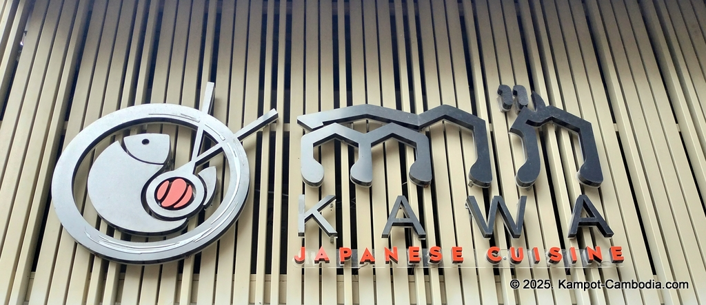 Kawa Japanese Cuisine restaurant in Kampot, Cambodia