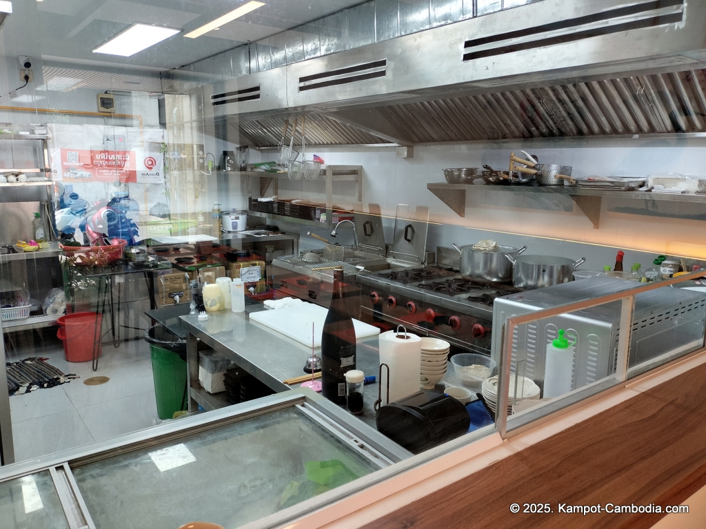 Kawa Japanese Cuisine restaurant in Kampot, Cambodia