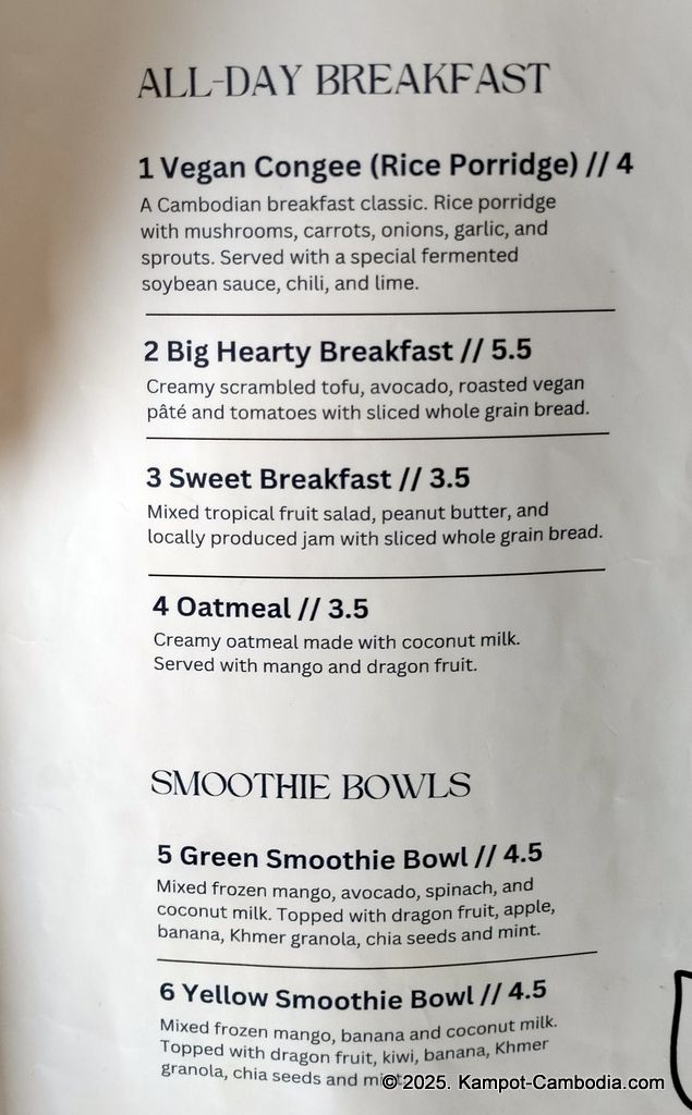 Cambodhi Vegan and Gay Friendly Guesthouse in Kampot, Cambodia.