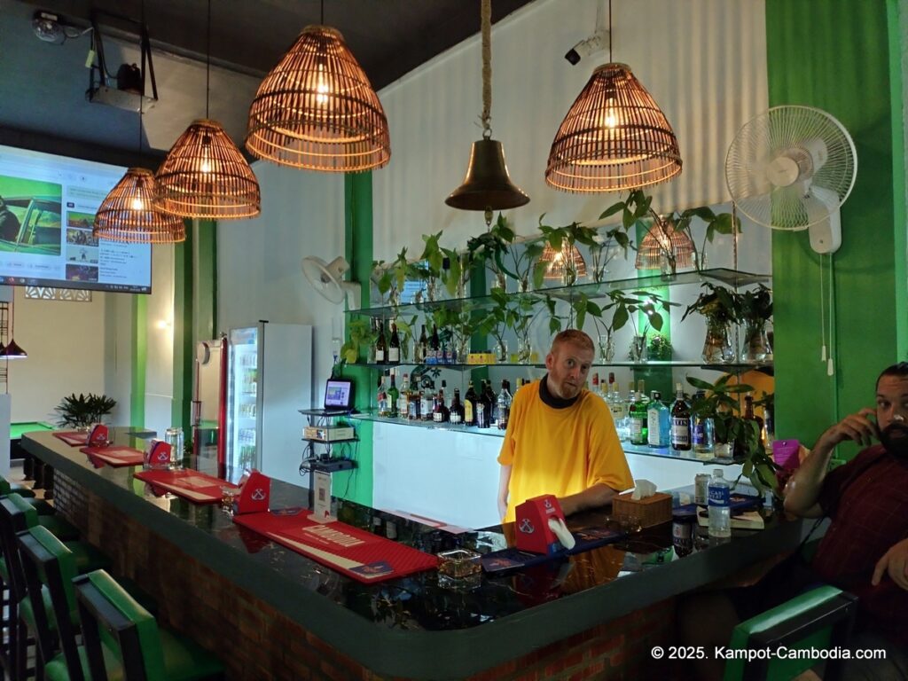 The Mellow Gecko Tapas Bar in Kampot, Cambodia