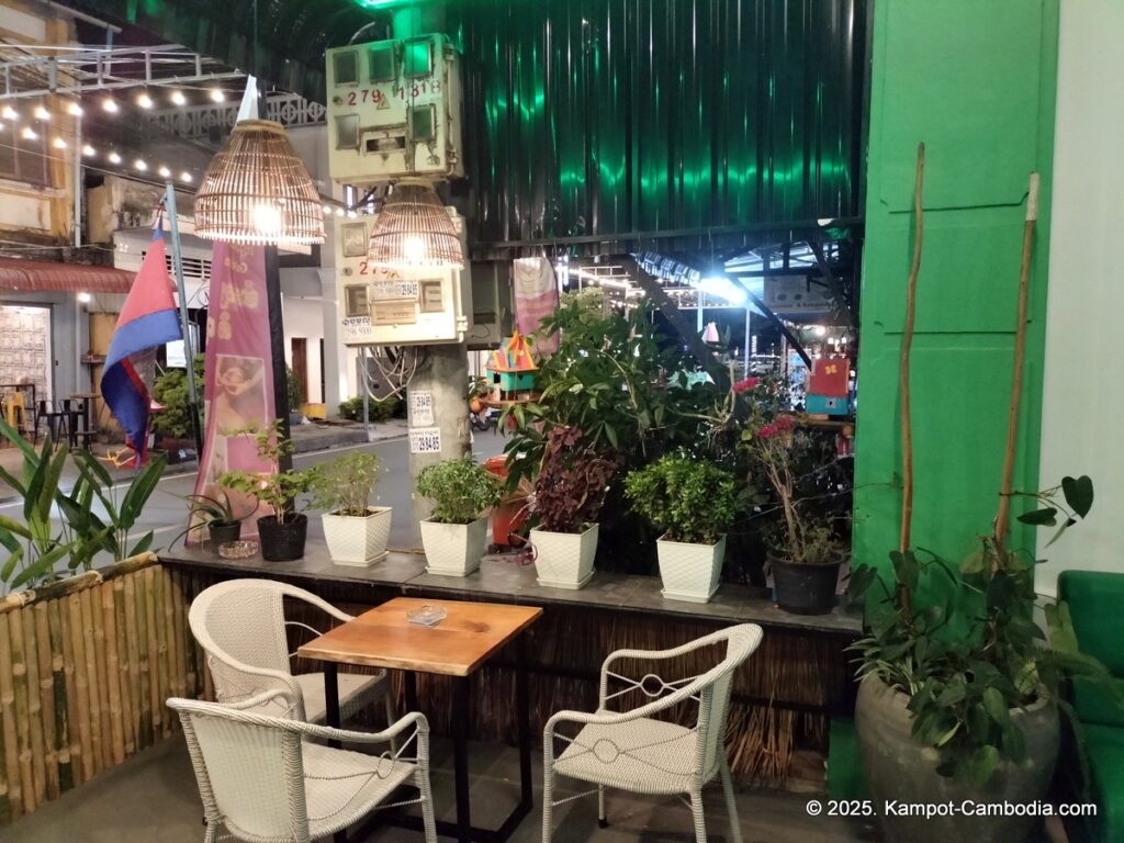 The Mellow Gecko Tapas Bar in Kampot, Cambodia