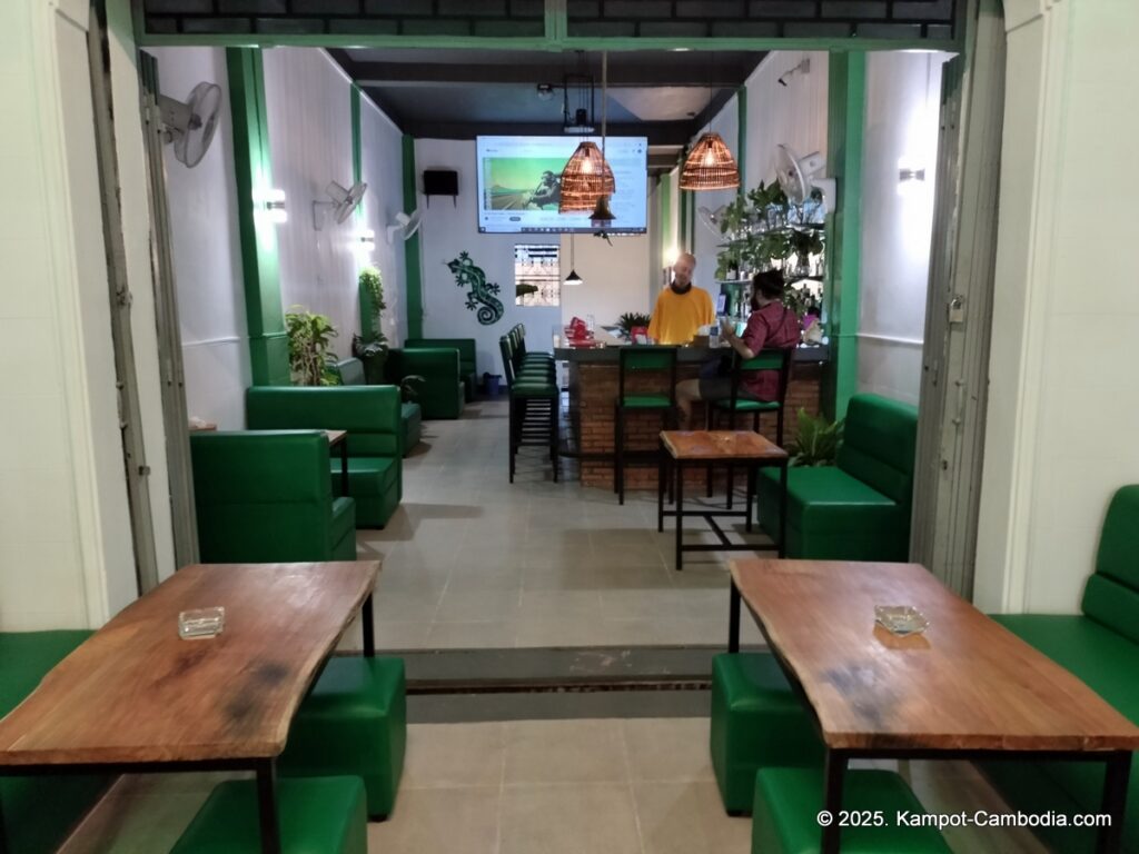 The Mellow Gecko Tapas Bar in Kampot, Cambodia