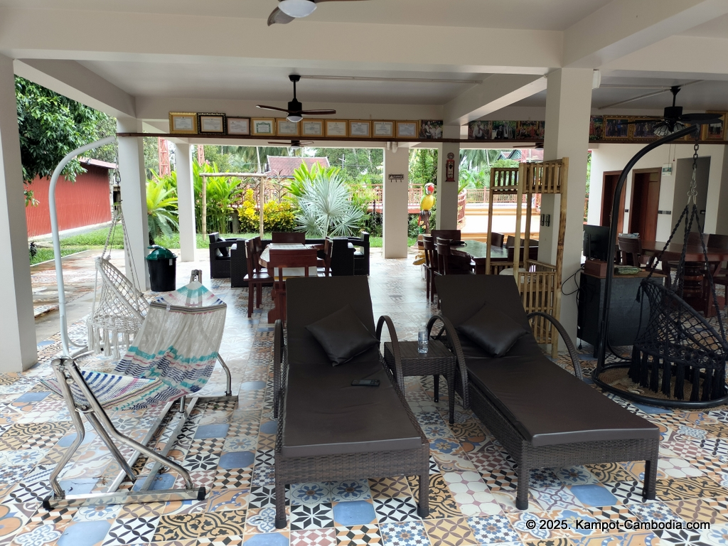 Queen Island resort in Kampot, Cambodia. Island resort.