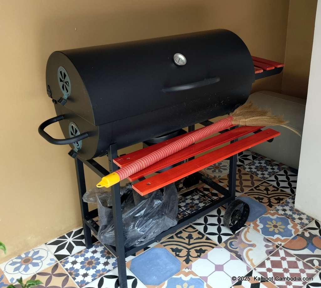 Queen Island resort in Kampot, Cambodia. Island resort.