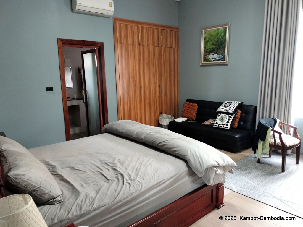 Queen Island resort in Kampot, Cambodia. Island resort.