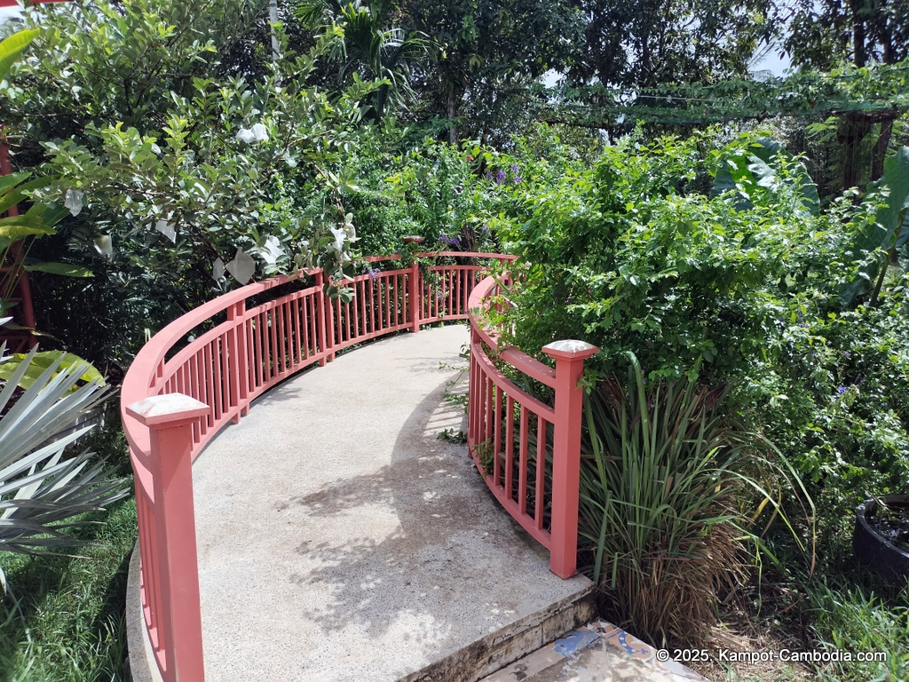 Queen Island resort in Kampot, Cambodia. Island resort.