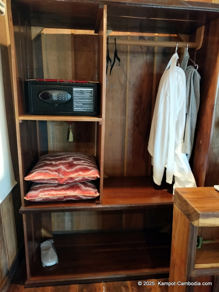 Queen Island resort in Kampot, Cambodia. Island resort.