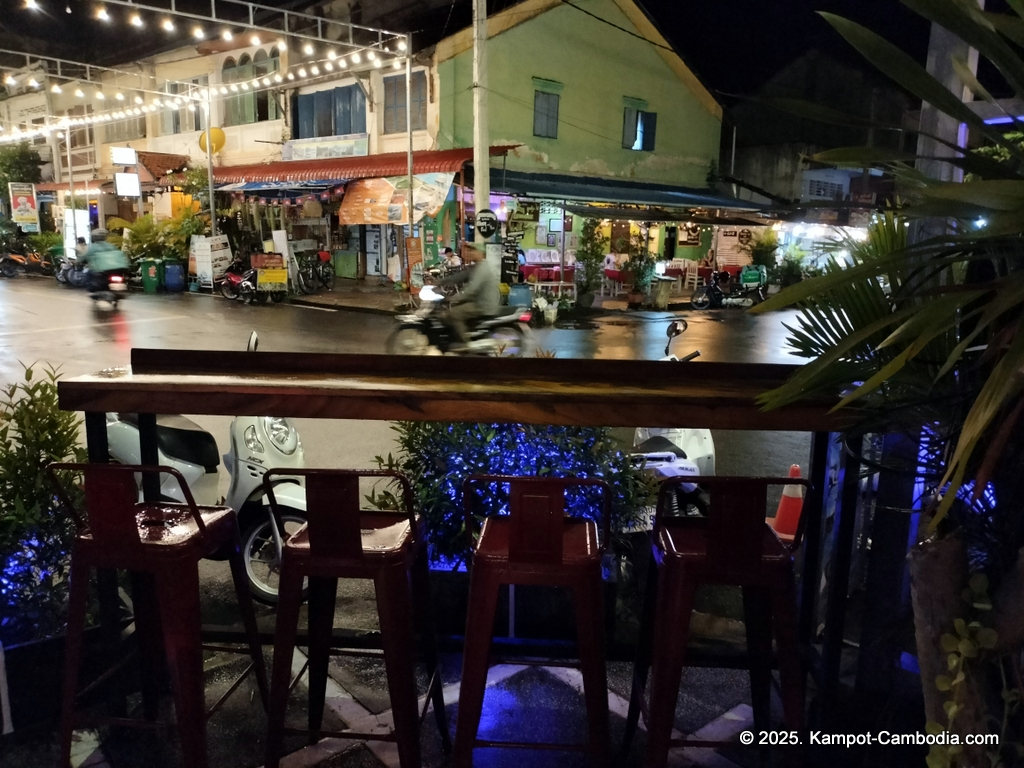maxim cafe and bar in kampot, cambodia