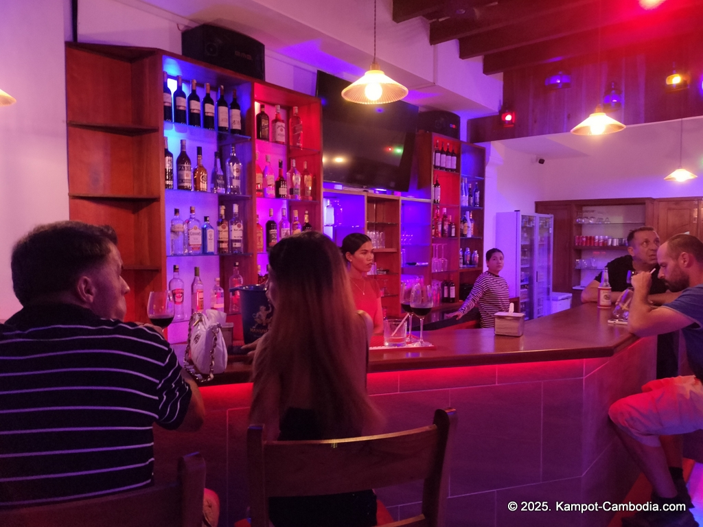 maxim cafe and bar in kampot, cambodia
