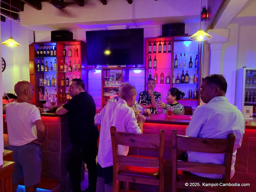 maxim cafe and bar in kampot, cambodia