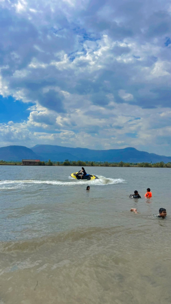 Phesamout Camping on fish island in Kampot, Cambodia.