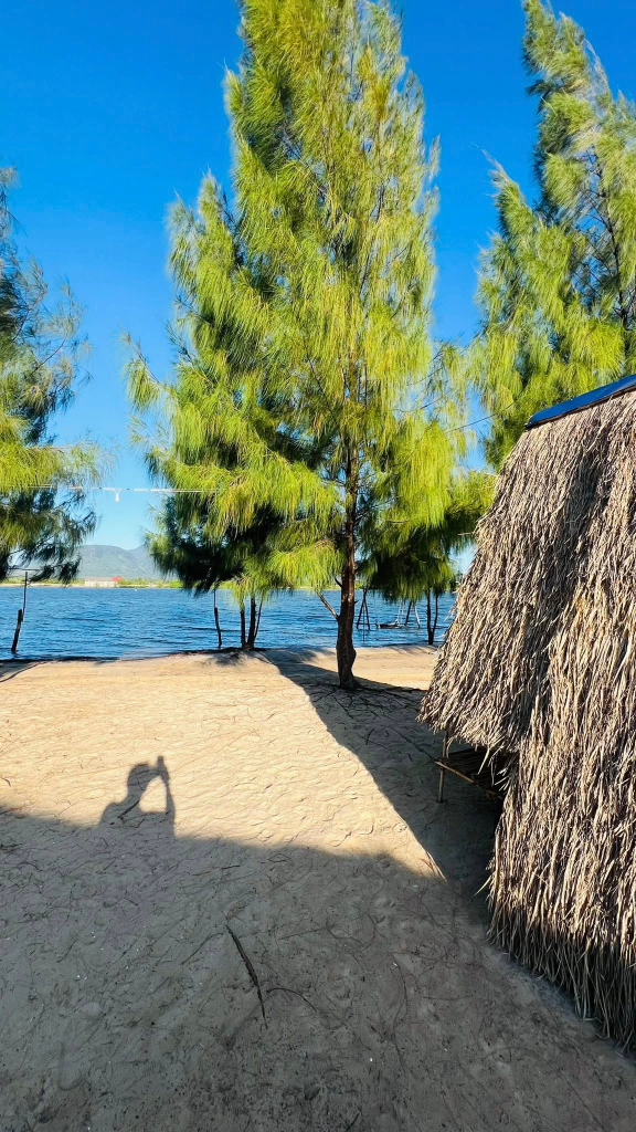 Phesamout Camping on fish island in Kampot, Cambodia.