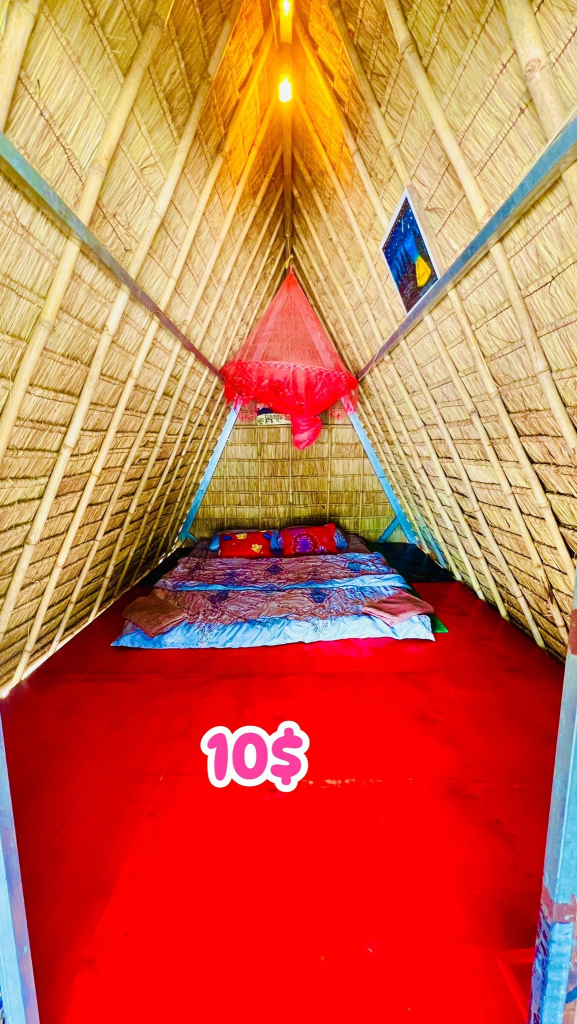 Phesamout Camping on fish island in Kampot, Cambodia.