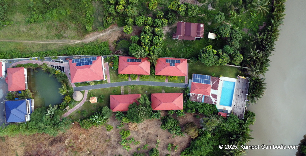 Bluebird Lodge in kampot, cambodia