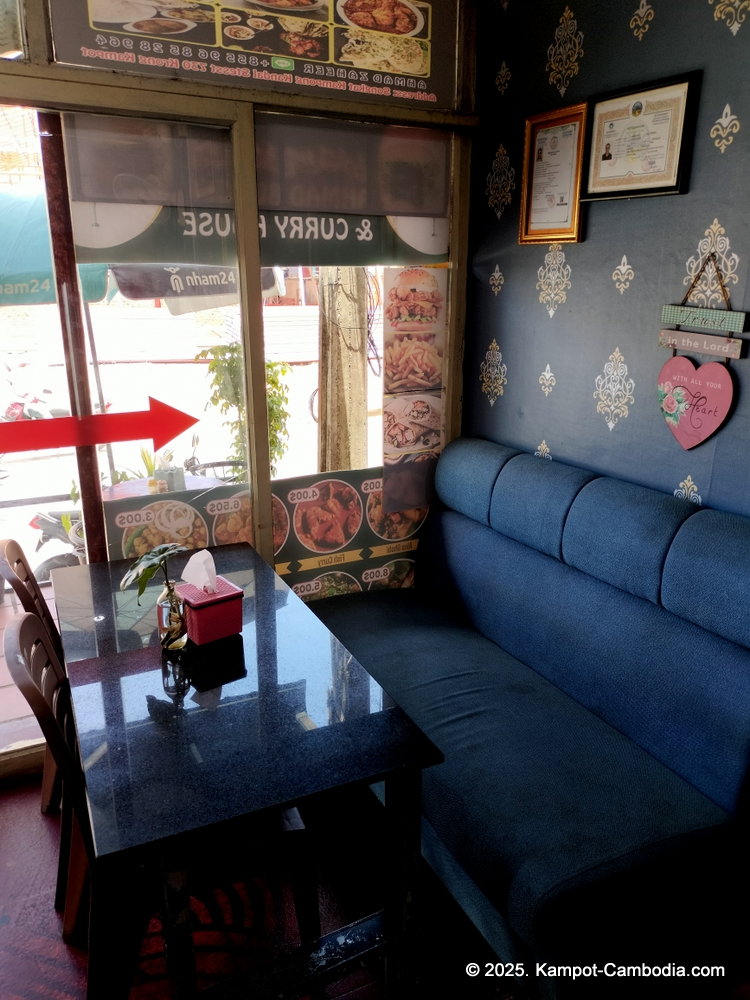 Ahmad Indian and Pakistani food in Kampot, Cambodia