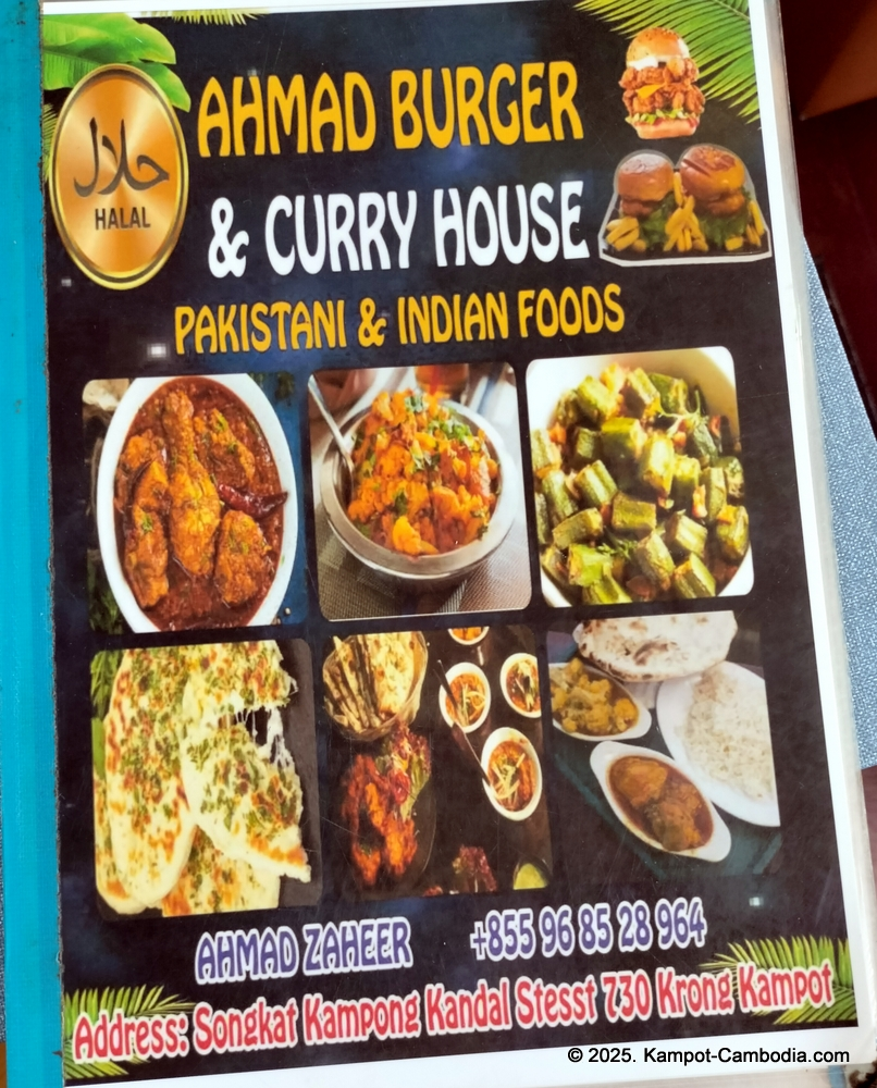 Ahmad Indian and Pakistani food in Kampot, Cambodia