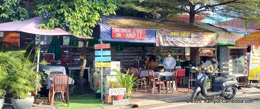 Trattoria da Rasy Italian Restaurant in kampot, cambodia