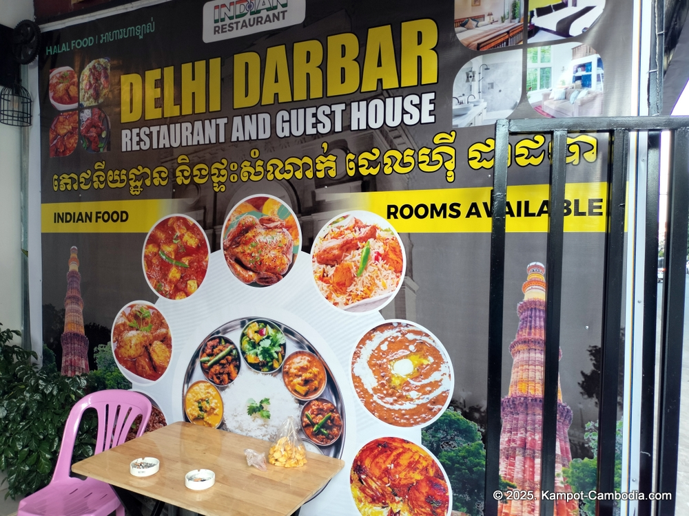Delhi Darbar Indian Restaurant in Kampot, Cambodia