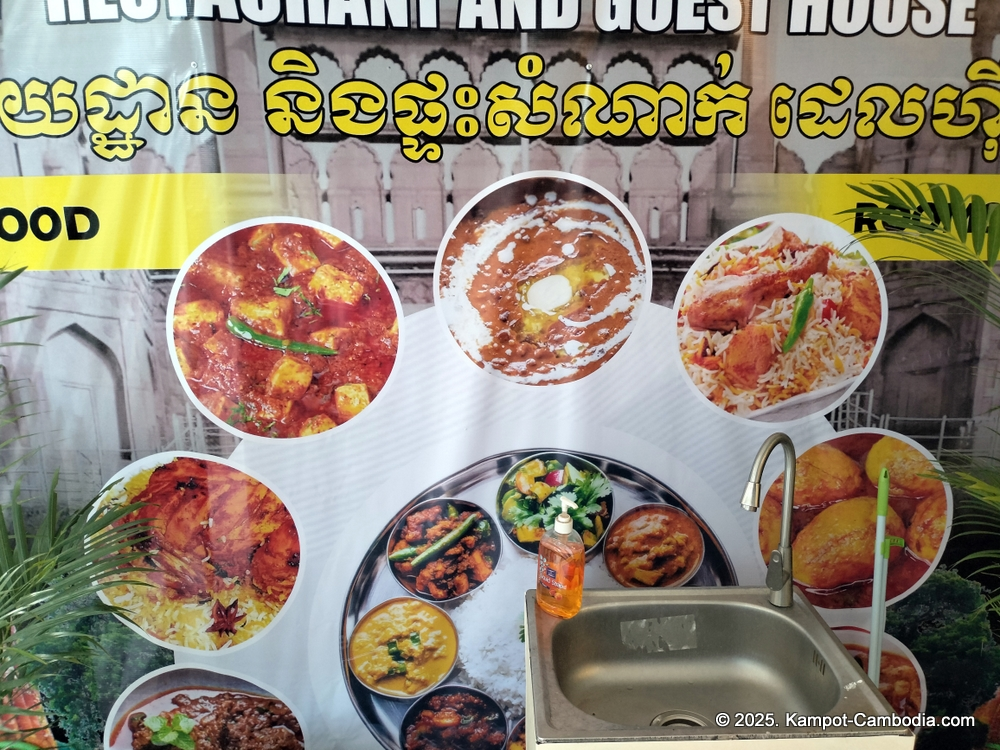 Delhi Darbar Indian Restaurant in Kampot, Cambodia