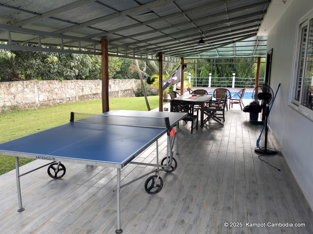 Bluebird Lodge in kampot, cambodia