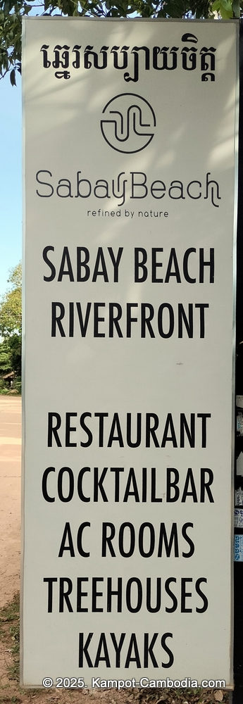 sabay beach kampot hotel in cambodia