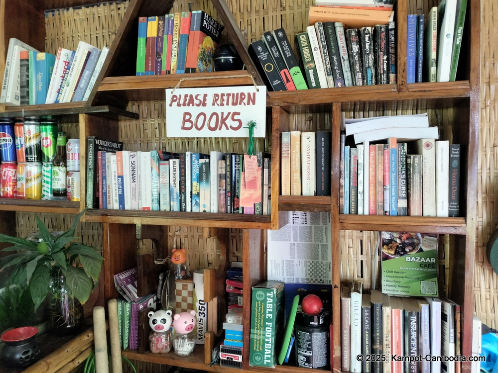 Derm Svay Guesthouse, restaurant, and yoga in Kampot, Cambodia