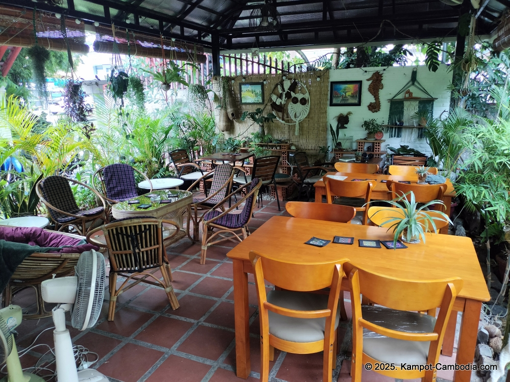 Derm Svay Guesthouse, restaurant, and yoga in Kampot, Cambodia