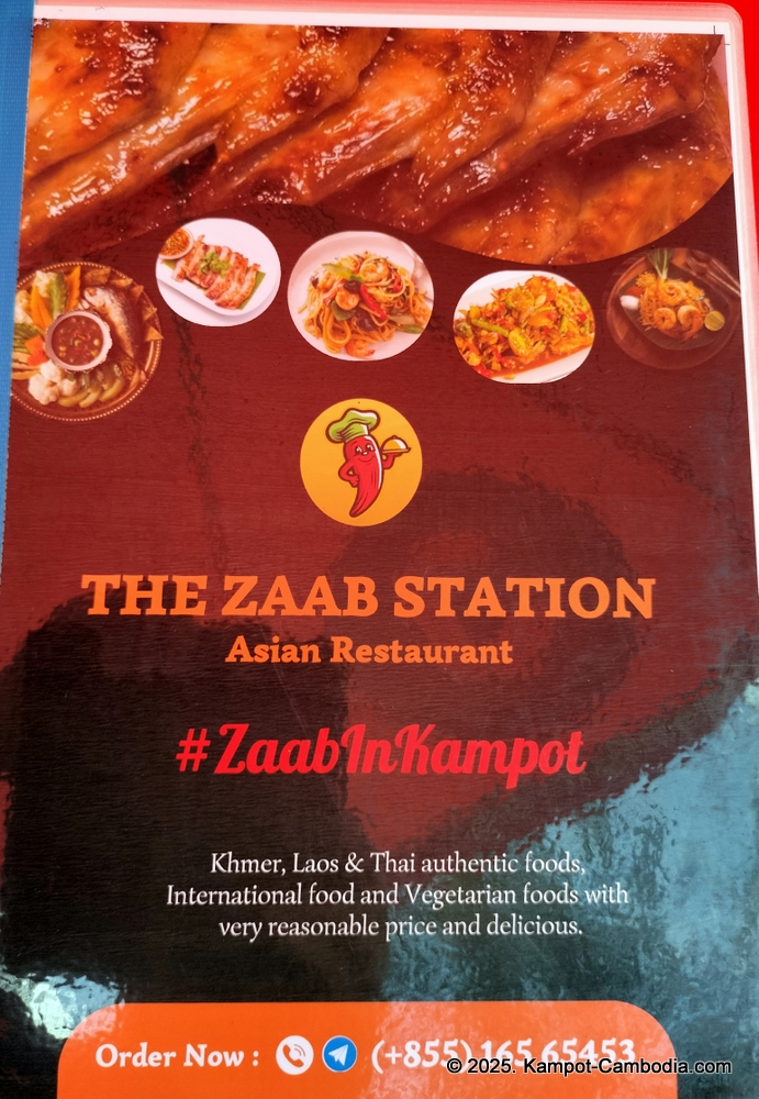 The zaab station in kampot, cambodia thai food
