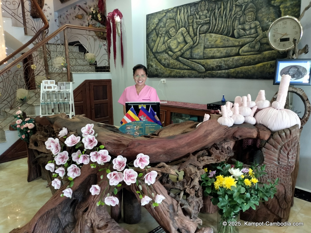Home spa & salon day spa wellness center in Kampot, Cambodia