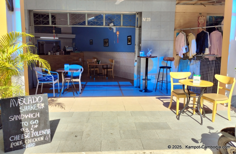 Cafe 729e in Kampot, Cambodia