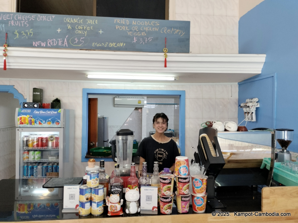 Cafe 729e in Kampot, Cambodia