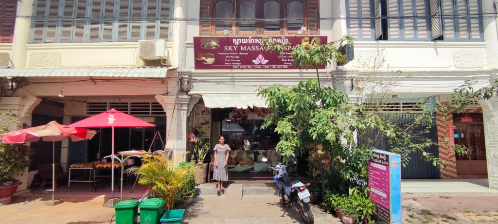 Sky Massage and Spa in Kampot, Cambodia.