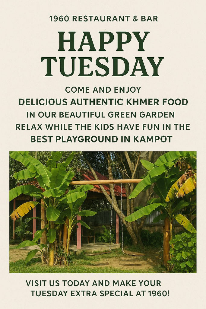 1960 khmer restaurant and bar in kampot cambodia