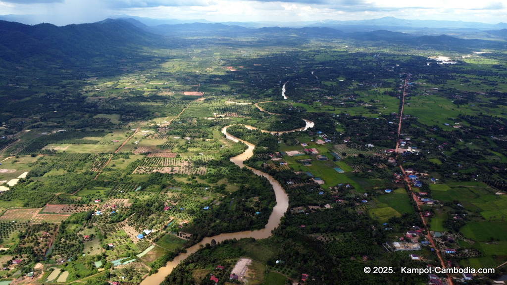 Queen Island resort in Kampot, Cambodia. Island resort.