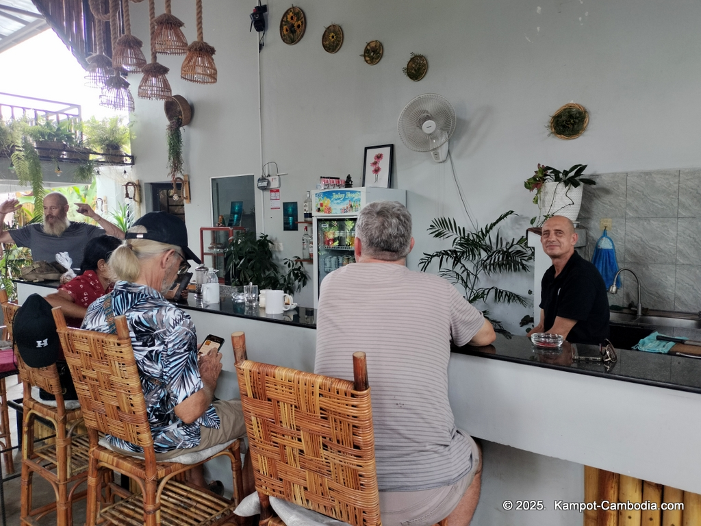 Luna Sea restaurant and bar in Kampot, Cambodia