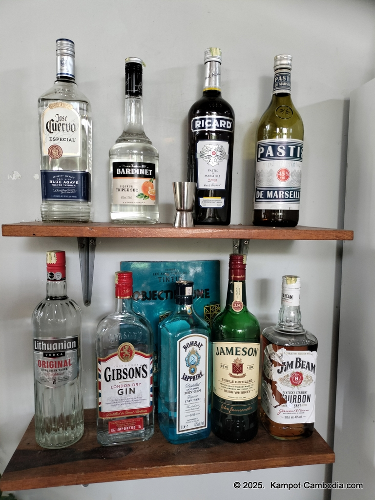 Luna Sea restaurant and bar in Kampot, Cambodia