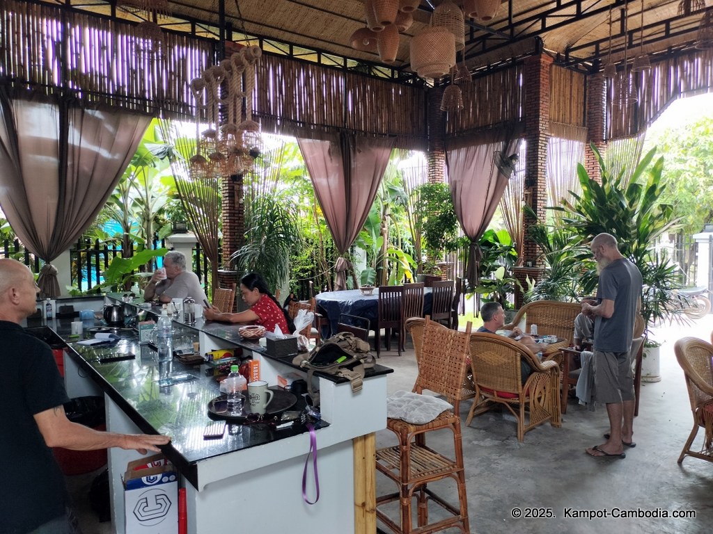 Luna Sea restaurant and bar in Kampot, Cambodia