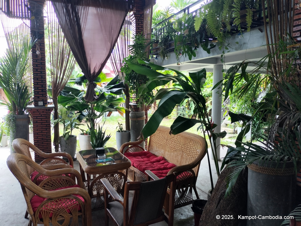 Luna Sea restaurant and bar in Kampot, Cambodia