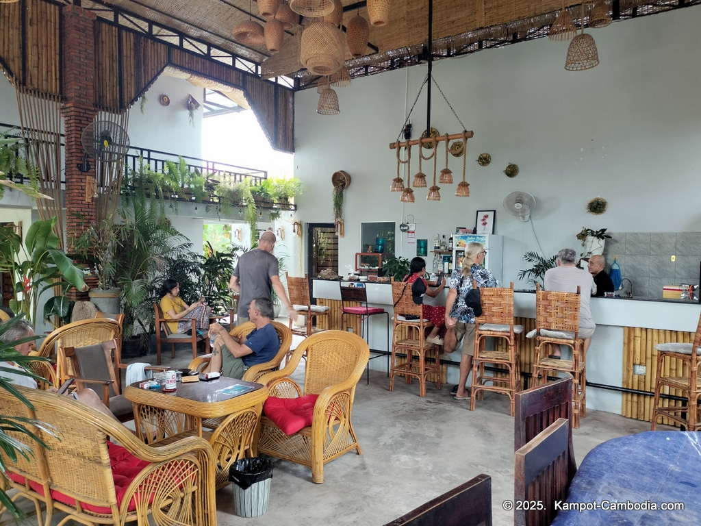 Luna Sea restaurant and bar in Kampot, Cambodia