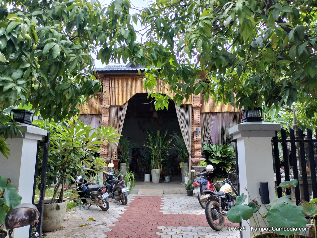 Luna Sea restaurant and bar in Kampot, Cambodia