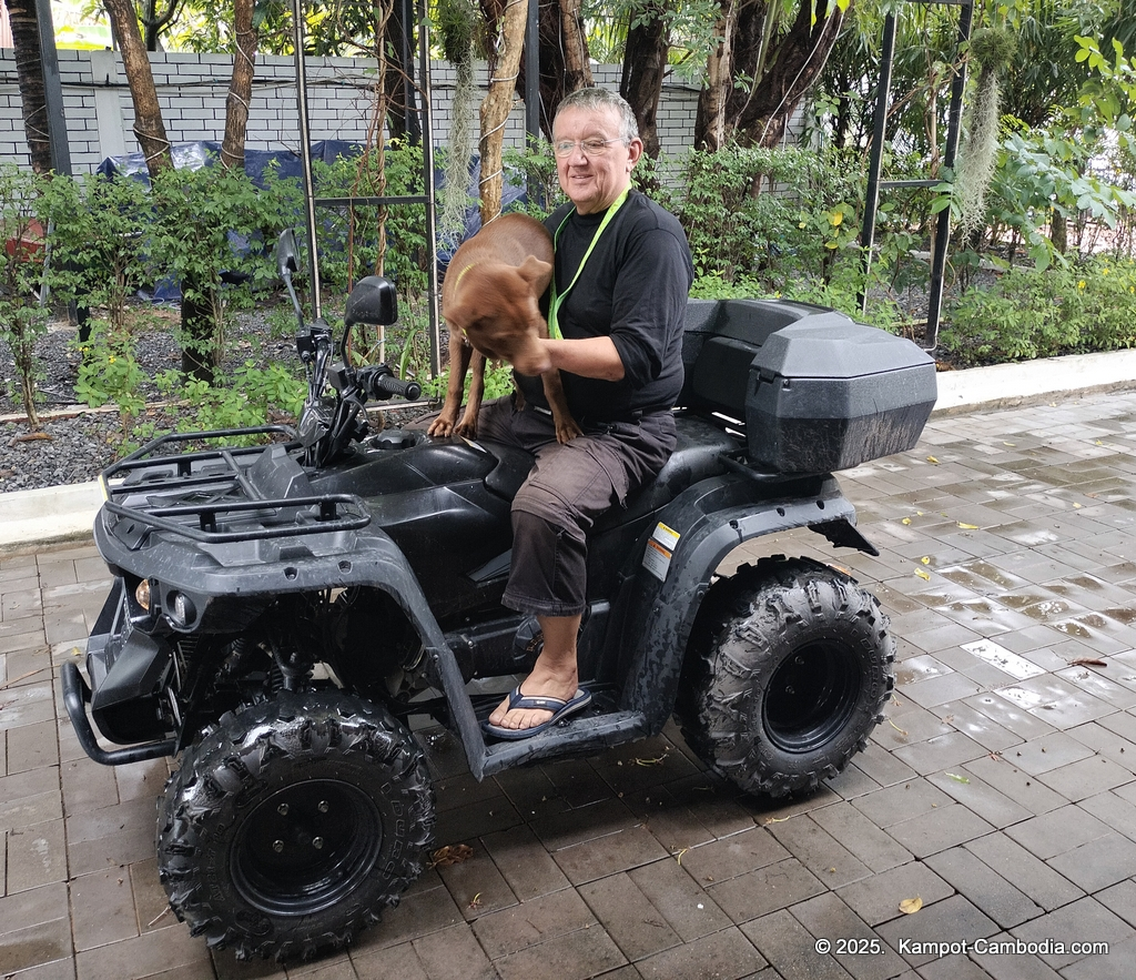 balkan restaurant with serbian chef in kampot, cambodia at the coconut paradise bungalows