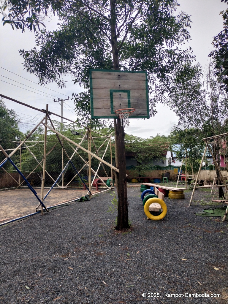 orchid restaurant & bar in kampot, cambodia. international village.