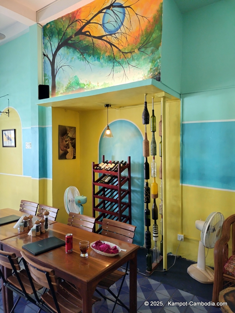 aroma house mediterranean restaurant kampot cambodia