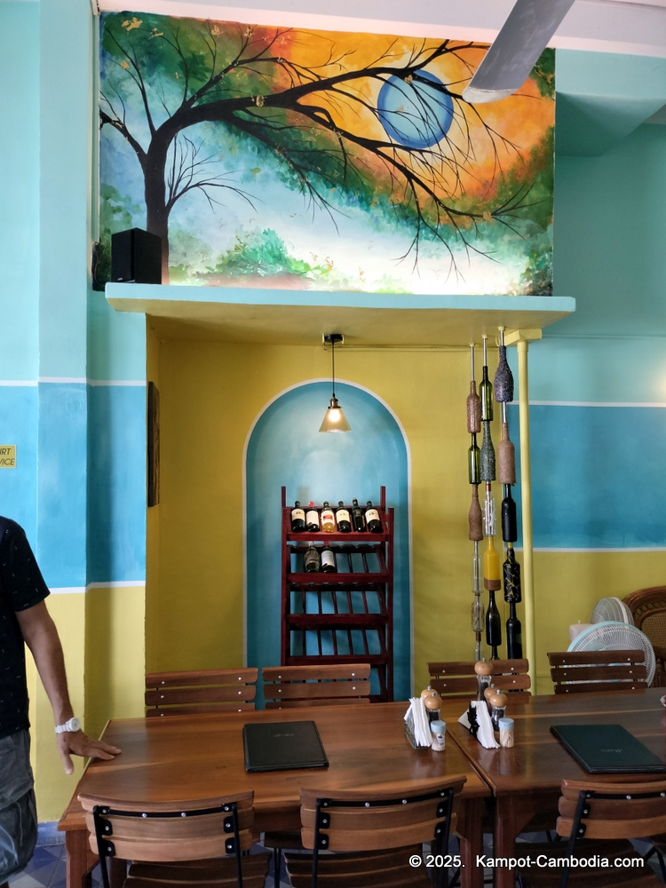 aroma house mediterranean restaurant kampot cambodia