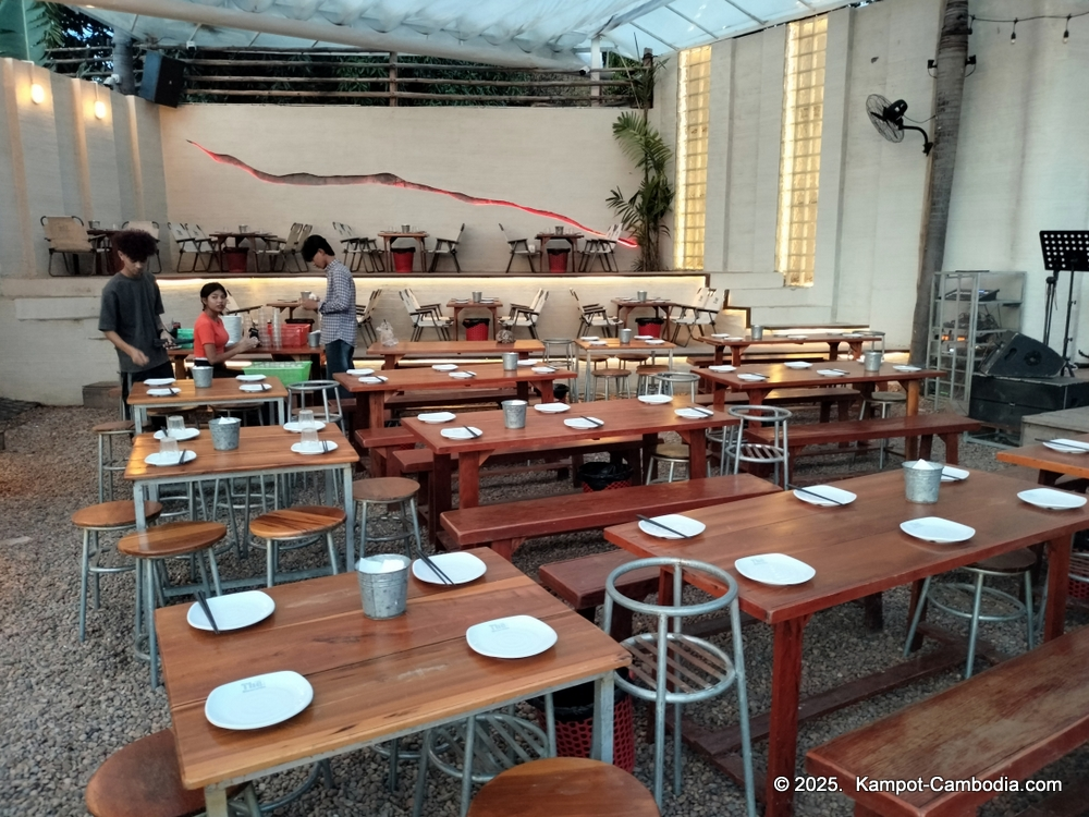 The Boys Riverside Restaurant in Kampot, Cambodia