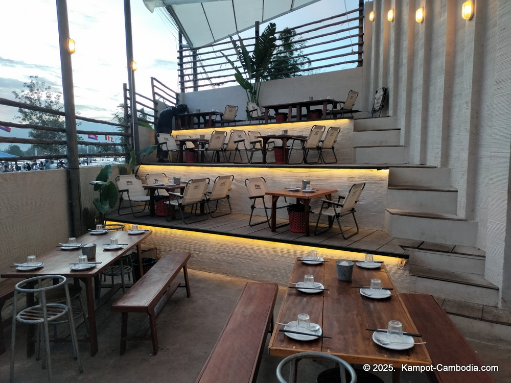 The Boys Riverside Restaurant in Kampot, Cambodia